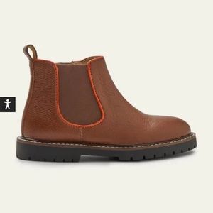 Leather Mini Boden Girls Brown Ankle Boots